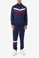 Men Sweatsuits &amp; Tracksuits | FILA Jaya Track Jacket 410 FILA NAVY / FILA RED / WHITE