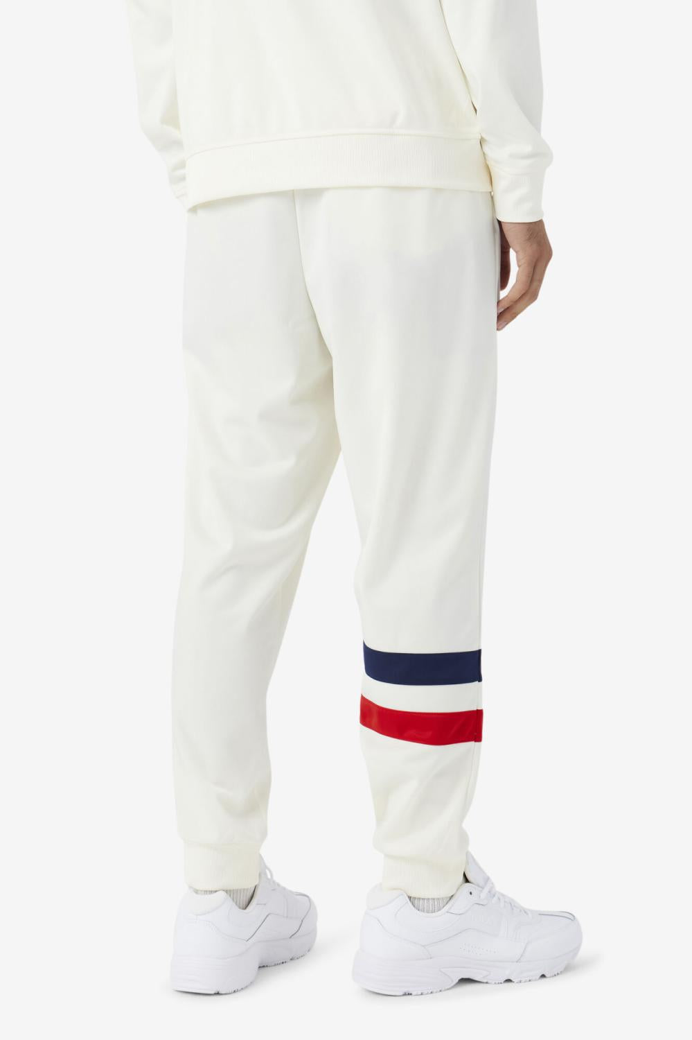 Men Sweatsuits &amp; Tracksuits | FILA Jaya Track Pant 172 EGRET / FILA RED / FILA NAVY