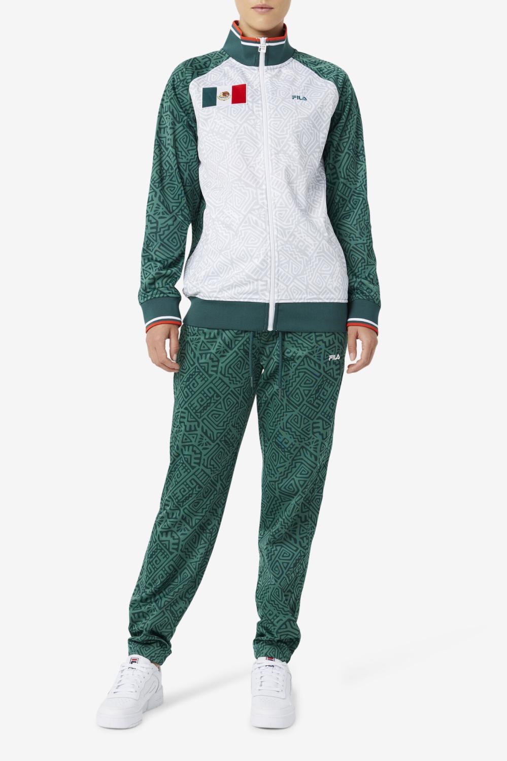 Men Sweatsuits &amp; Tracksuits | FILA Mexico Track Jacket 990 JUNE BUG / WHITE / FIERY RED