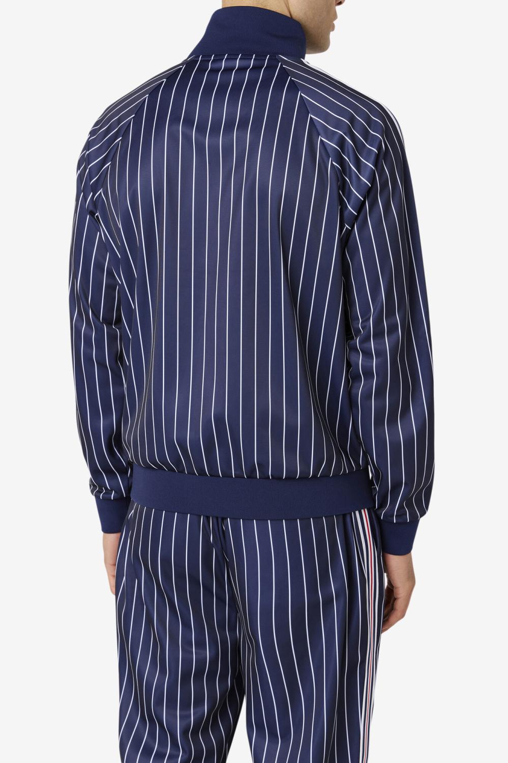 Men Sweatsuits &amp; Tracksuits | FILA Mitch Track Jacket 410 PEACOAT / WHITE