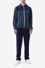 Men Sweatsuits &amp; Tracksuits | FILA Pryor Velour Pant 410 FILA NAVY