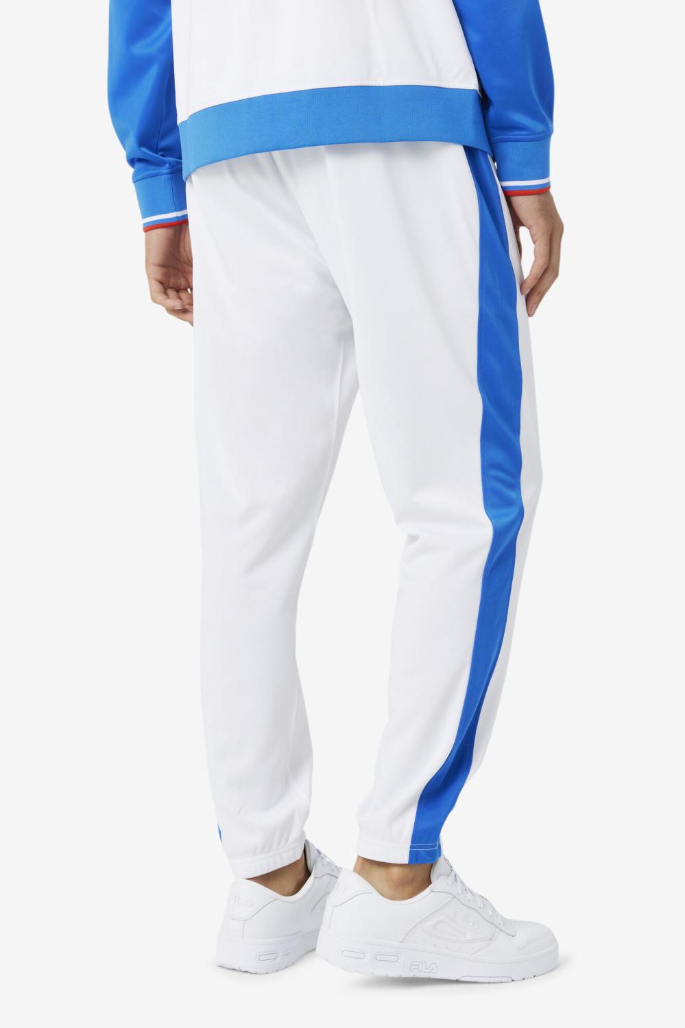 Men Sweatsuits &amp; Tracksuits | FILA Puerto Rico Pant 100 WHITE / PRINCESS BLUE