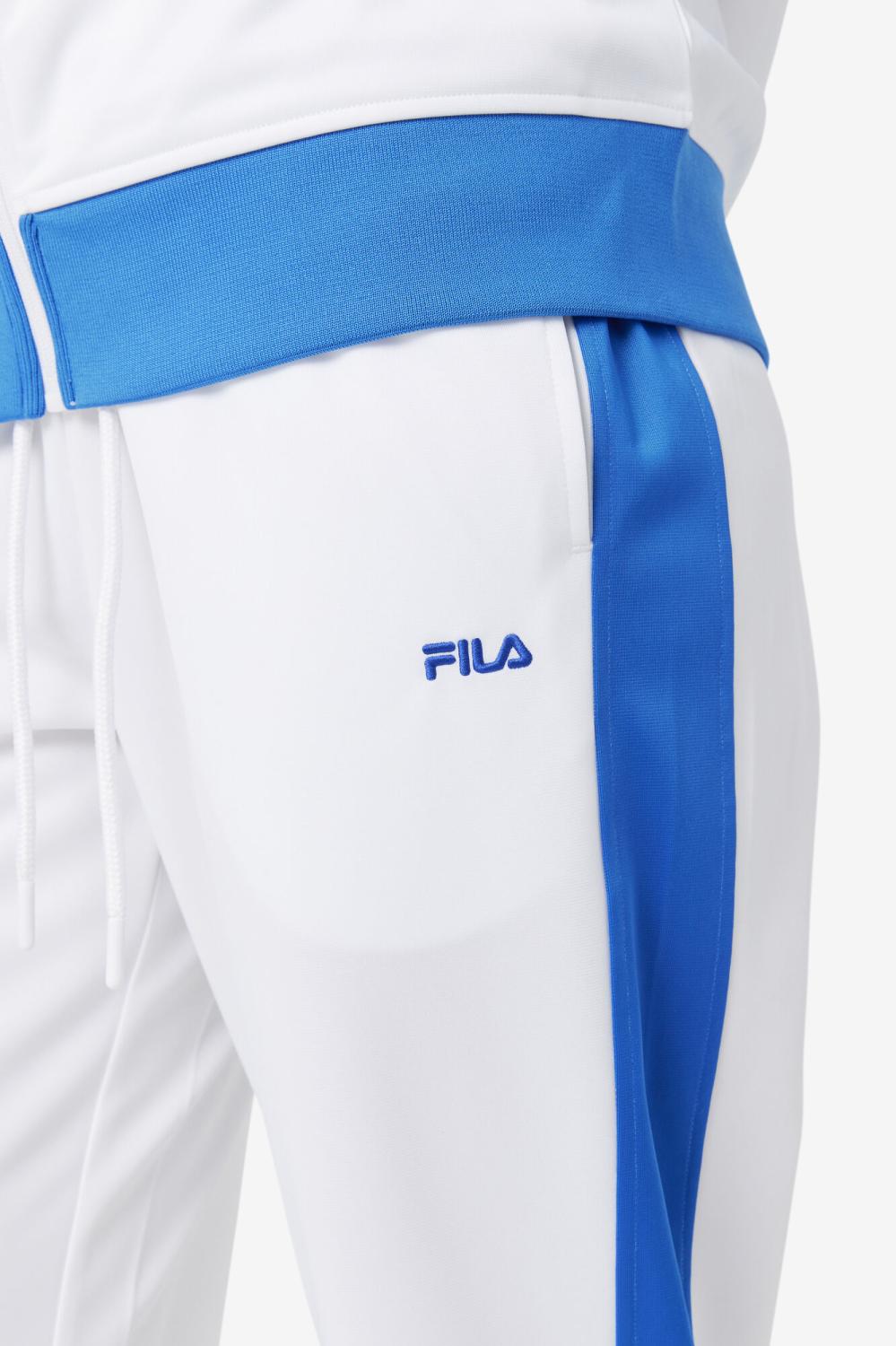 Men Sweatsuits &amp; Tracksuits | FILA Puerto Rico Pant 100 WHITE / PRINCESS BLUE