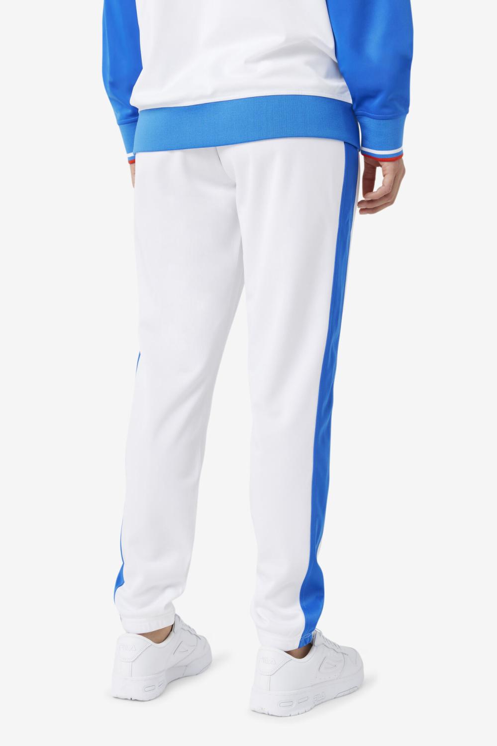 Men Sweatsuits &amp; Tracksuits | FILA Puerto Rico Pant 100 WHITE / PRINCESS BLUE