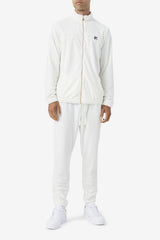 Men Sweatsuits &amp; Tracksuits | FILA Ravid Velour Jacket 172 EGRET