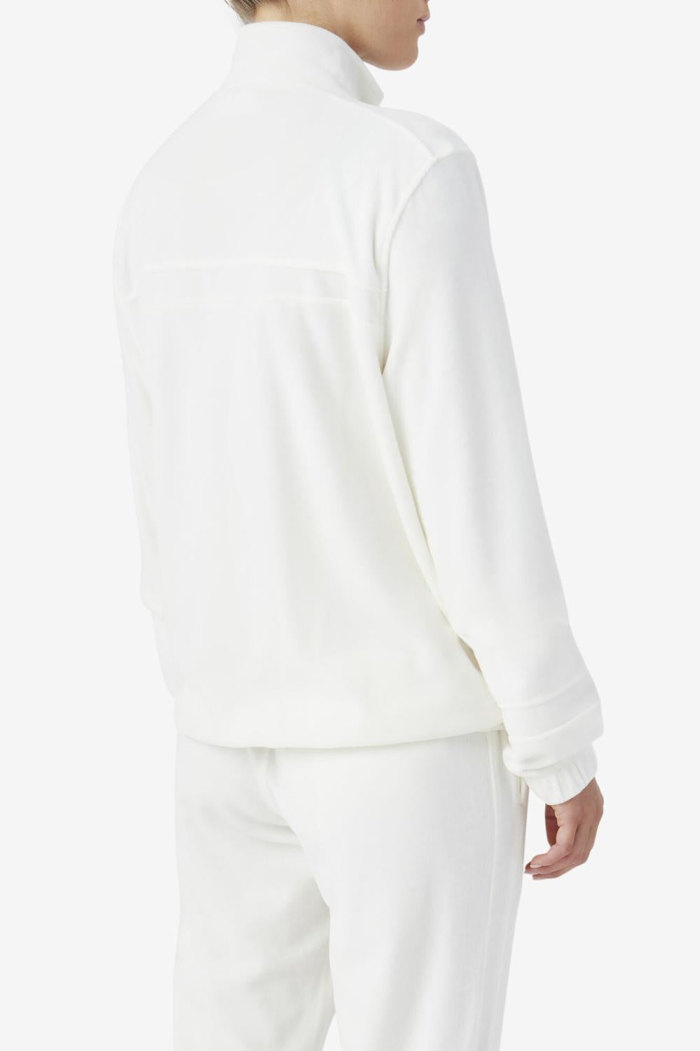 Men Sweatsuits &amp; Tracksuits | FILA Ravid Velour Jacket 172 EGRET