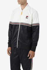 Men Sweatsuits &amp; Tracksuits | FILA Ridd Track Jacket 001 BLACK / GARDENIA / RADIANT YELLOW