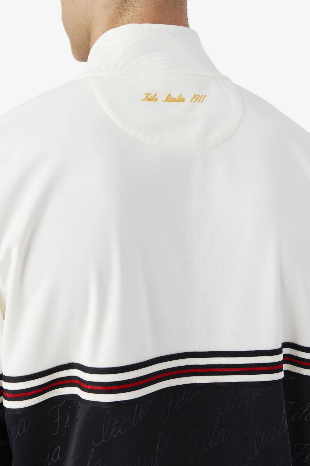 Men Sweatsuits &amp; Tracksuits | FILA Ridd Track Jacket 001 BLACK / GARDENIA / RADIANT YELLOW