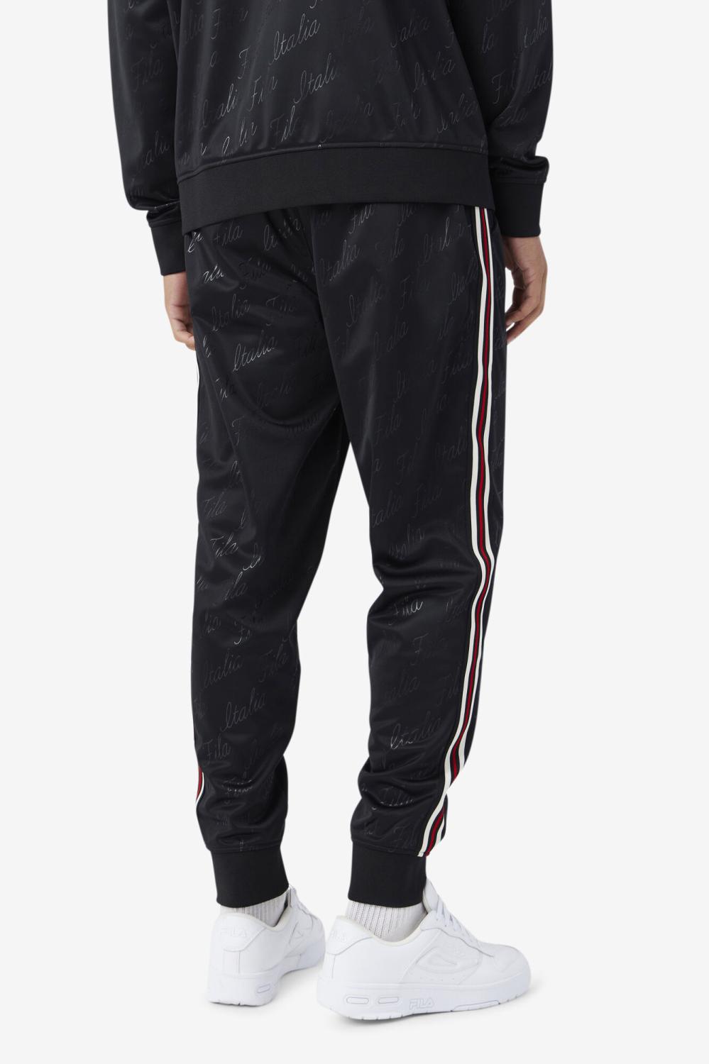 Men Sweatsuits &amp; Tracksuits | FILA Ridd Track Pant 001 BLACK / GARDENIA / RADIANT YELLOW