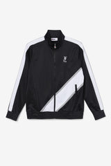 Men Sweatsuits &amp; Tracksuits | FILA Runi Track Jacket 001 BLACK / WHITE / MONUMENT