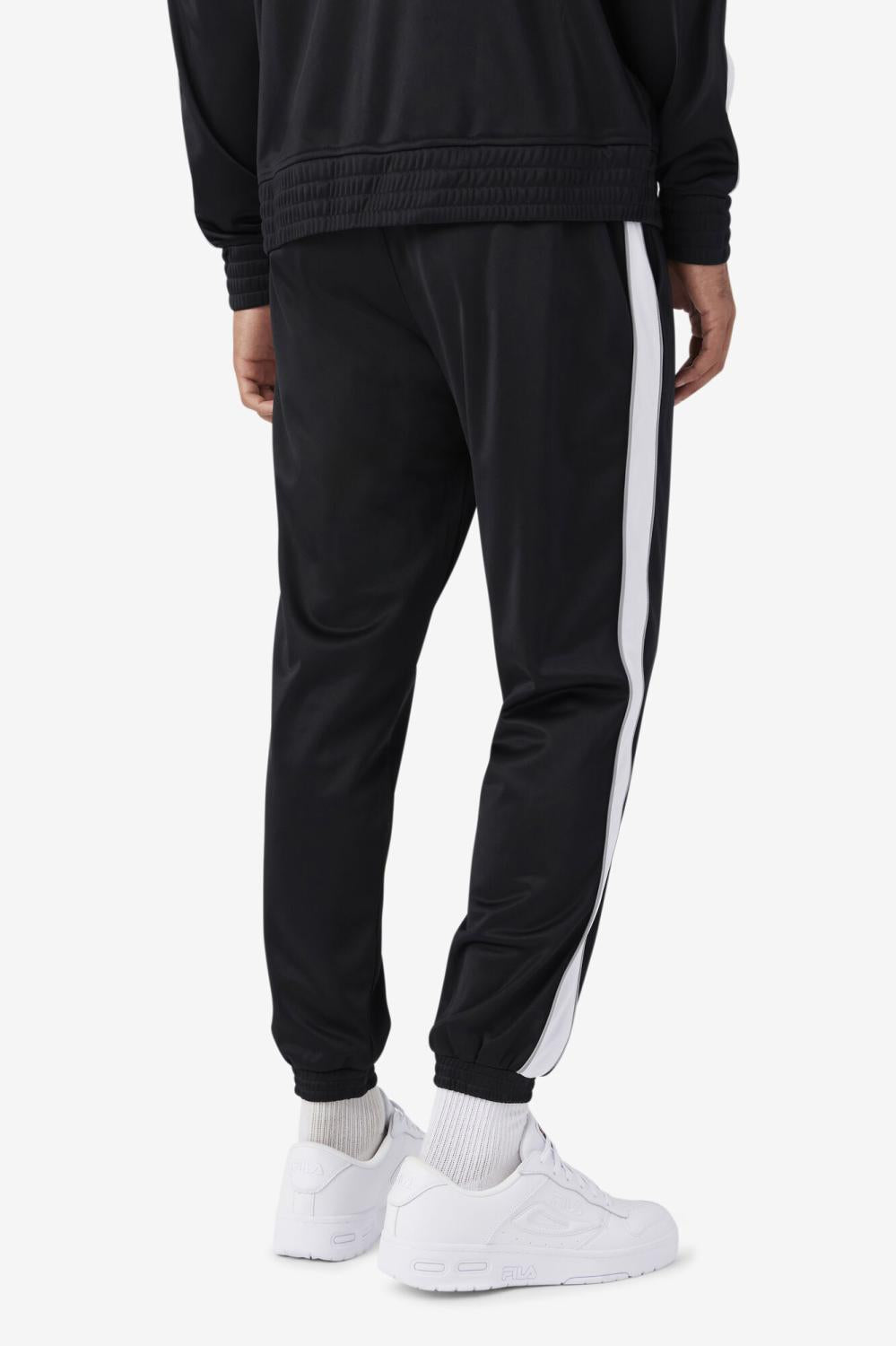 Men Sweatsuits &amp; Tracksuits | FILA Runi Track Pant 001 BLACK / WHITE / MONUMENT