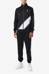 Men Sweatsuits &amp; Tracksuits | FILA Runi Track Pant 001 BLACK / WHITE / MONUMENT