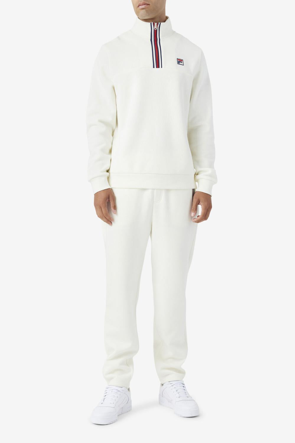 Men Sweatsuits &amp; Tracksuits | FILA Weston Half Zip 806 EGRET