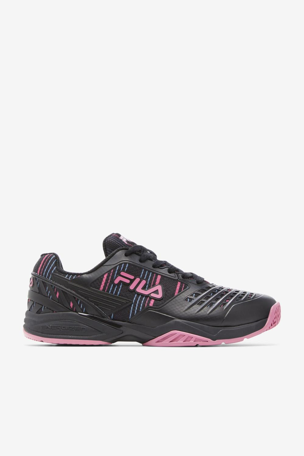 Men Tennis | FILA Men's Axilus 2.5 Energized 965 BLACK / AIR BLUE / HEATHER ROSE