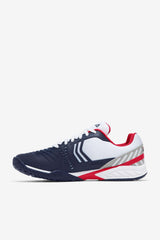 Men Tennis | FILA Men's Axilus 2 Energized 125 WHITE / NAVY / RED