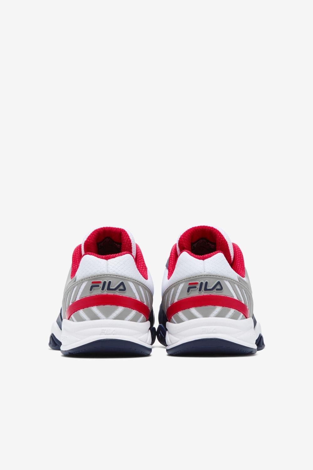 Men Tennis | FILA Men's Axilus 2 Energized 125 WHITE / NAVY / RED