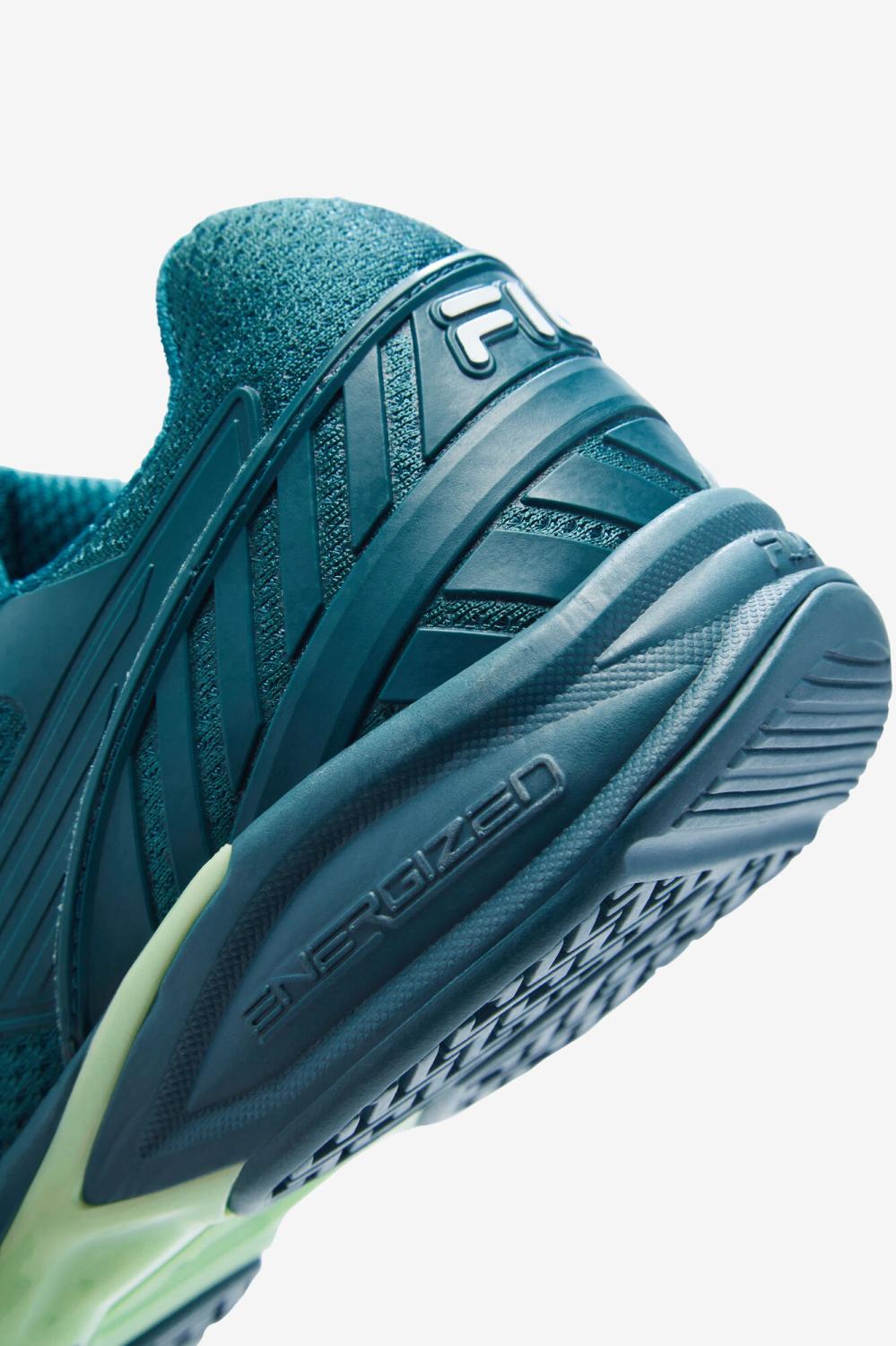 Men Tennis | FILA Men's Axilus 2 Energized 415 BLUE CORAL / GREEN ASH / WHITE