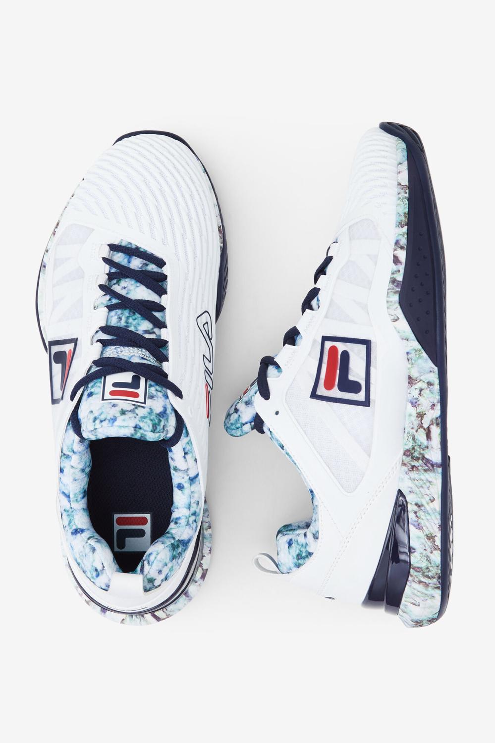 Men Tennis | FILA Men's Speedserve Energized 171 WHITE / FILA NAVY / MULTI