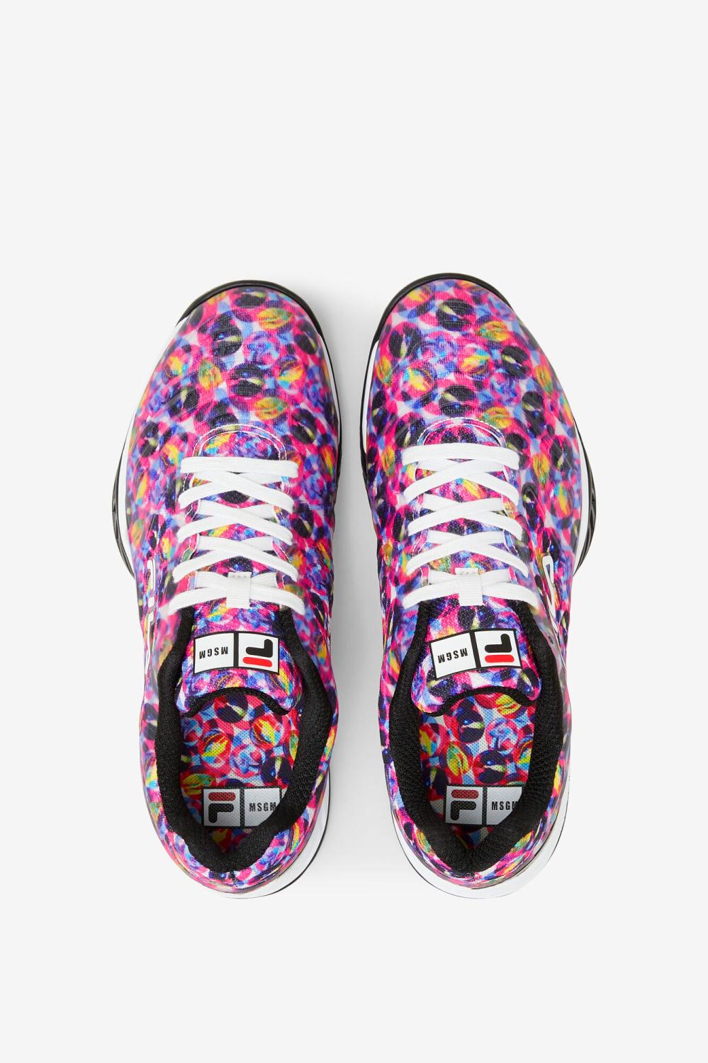 Men Tennis | FILA MSGM X FILA Men's Axilus 2 Energized 155 WHITE / PINK GLOW / MULTI