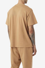 Men Tops | FILA 2Pac Patch Tee 227 TOBACCO BROWN