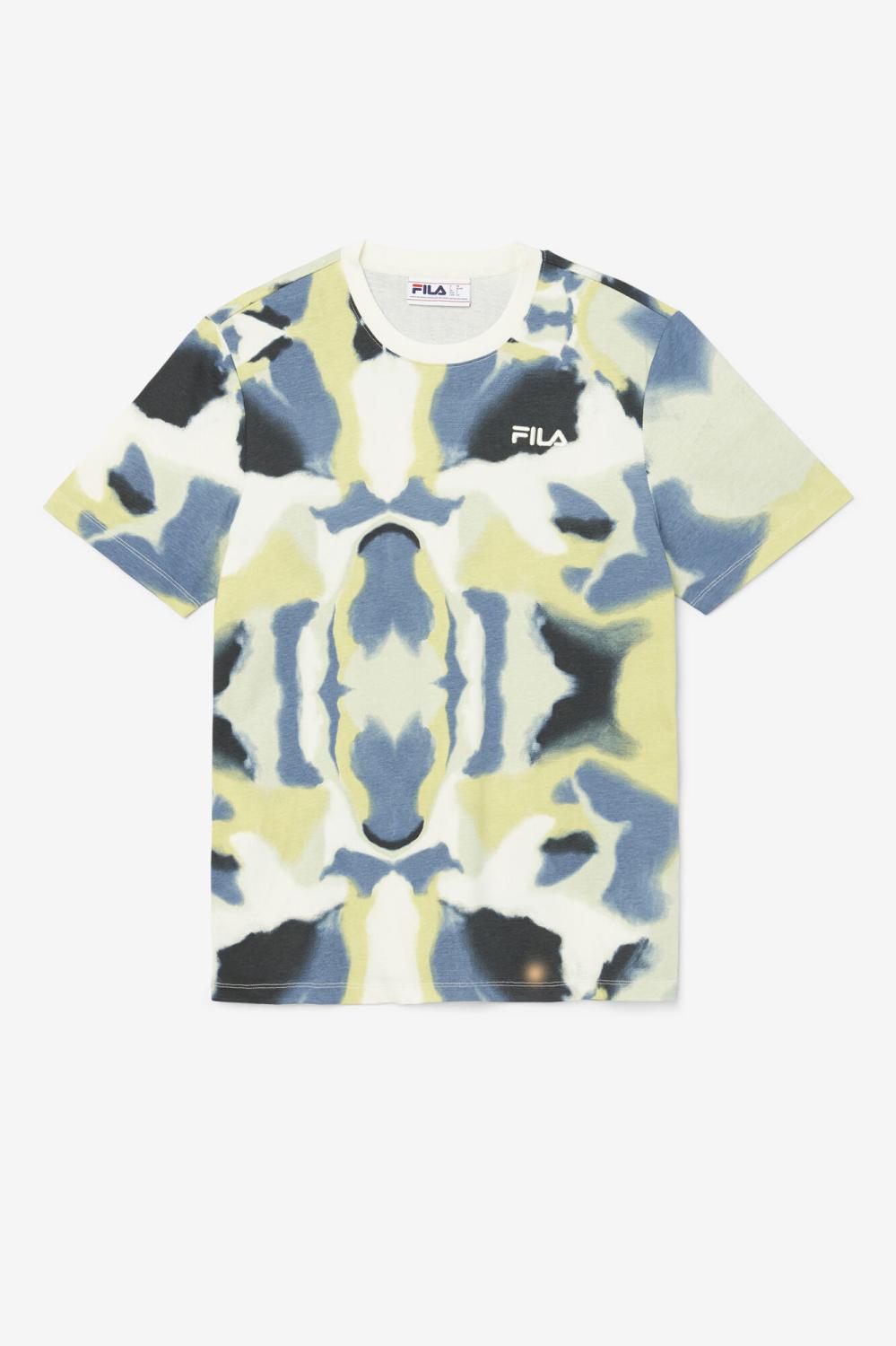Men Tops | FILA Acotas Tee 177 BABY'S BREATH BRUSHSTROKE PRINT