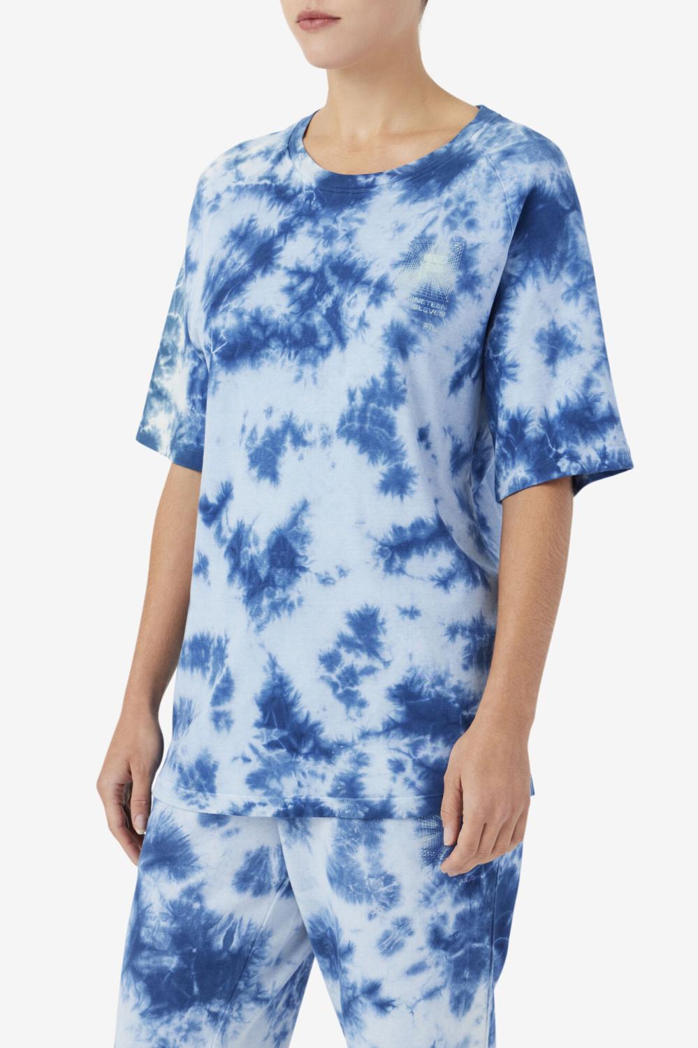 Men Tops | FILA Ayan Tee 436 MAJOLICA BLUE / PUMICE STONE