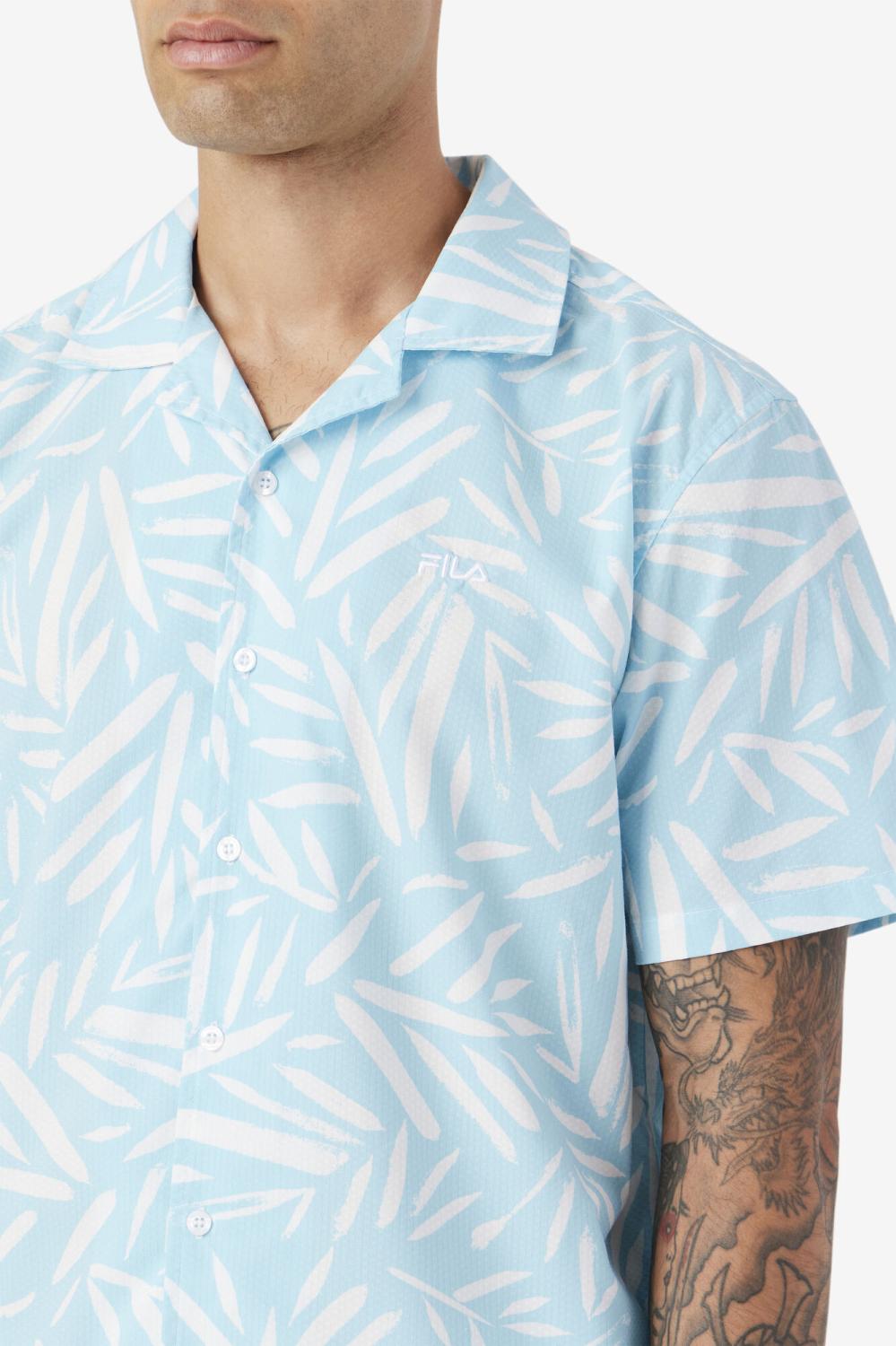 Men Tops | FILA Bamboo Shirt 936 PETIT FOUR / WHITE