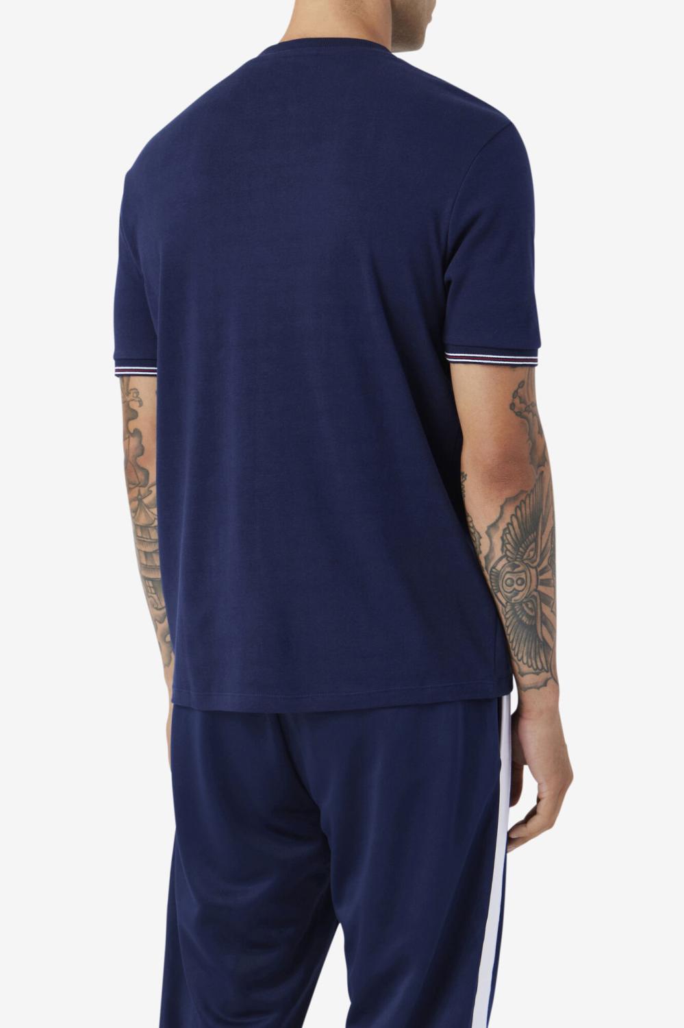 Men Tops | FILA Caleb Crew 410 FILA NAVY