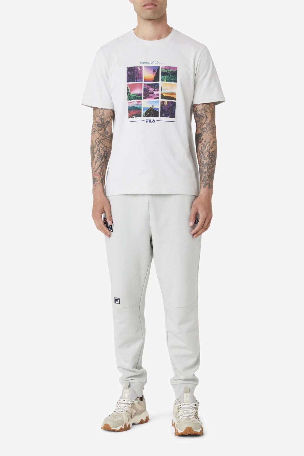 Men Tops | FILA Chathu Tee 149 PUMICE STONE