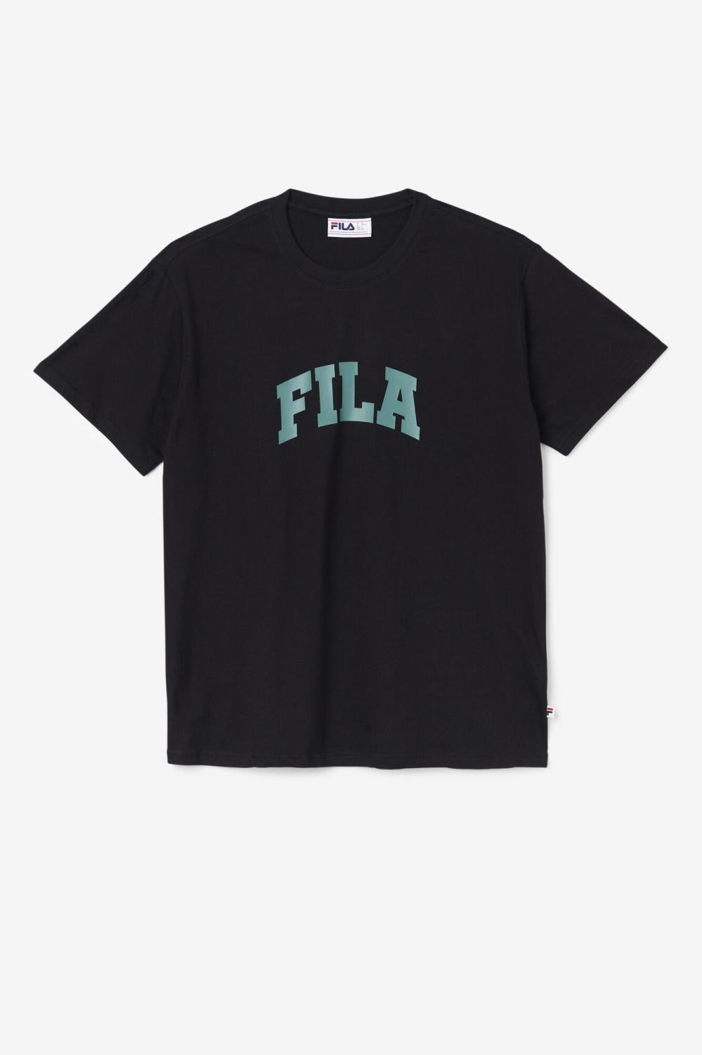 Men Tops | FILA Cody Tee 001 BLACK / BLUE SPRUCE
