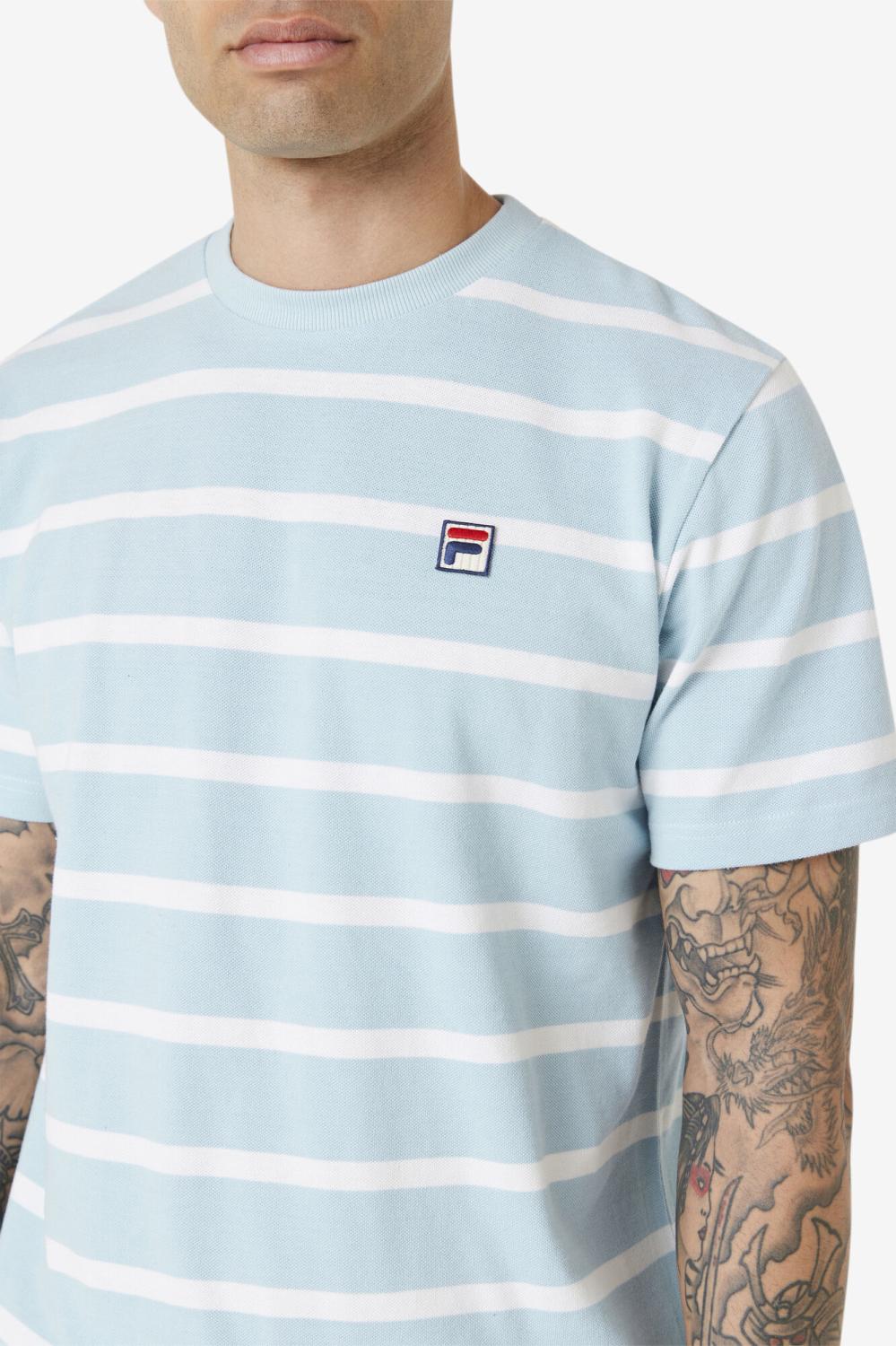 Men Tops | FILA Deny Crew 210 CLEAR BLUE / WHITE
