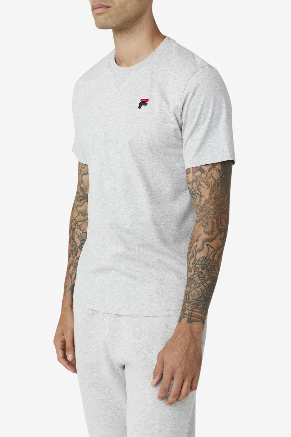 Men Tops | FILA Derion Tee 289 LIGHT GREY