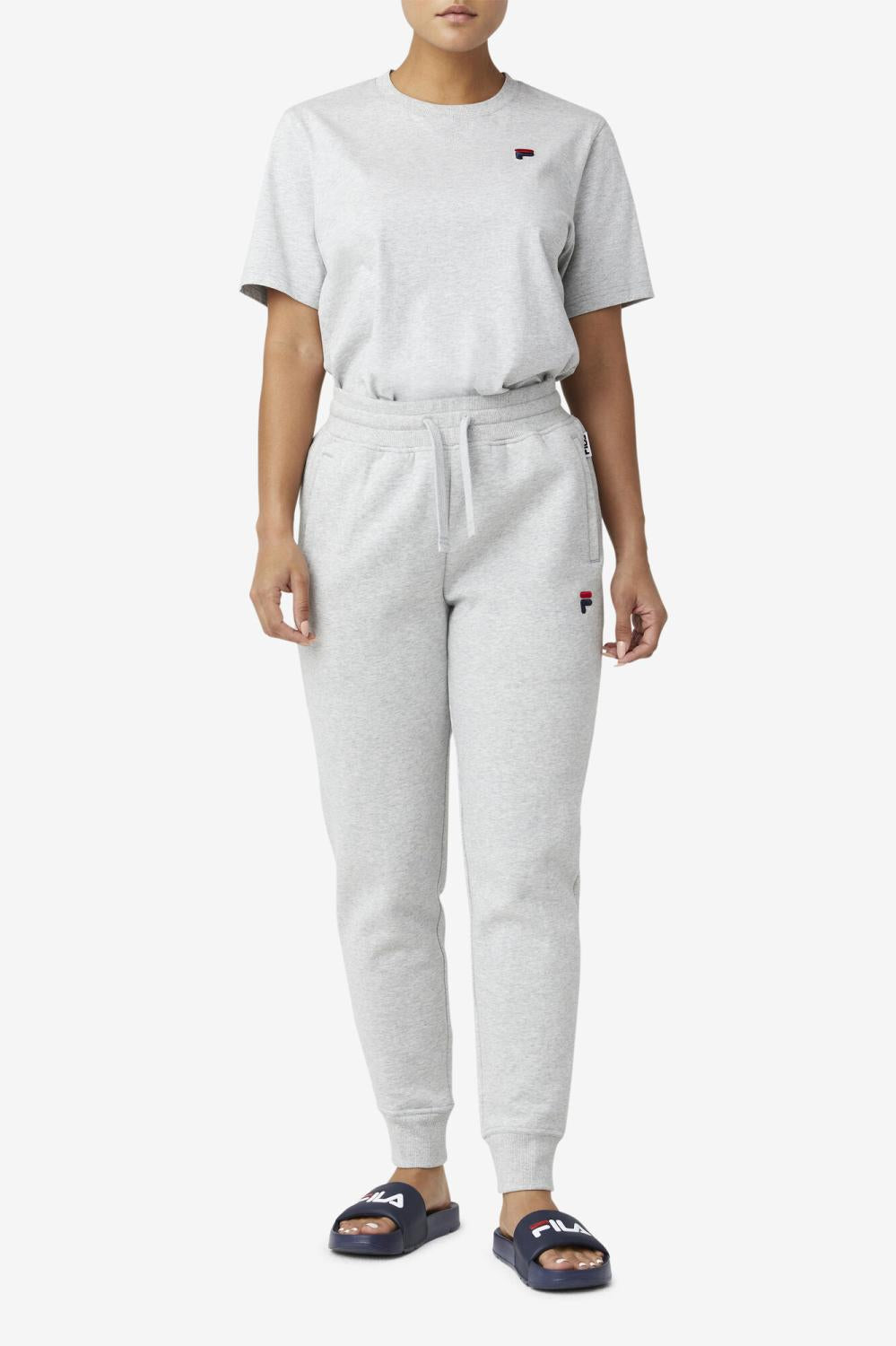 Men Tops | FILA Derion Tee 289 LIGHT GREY