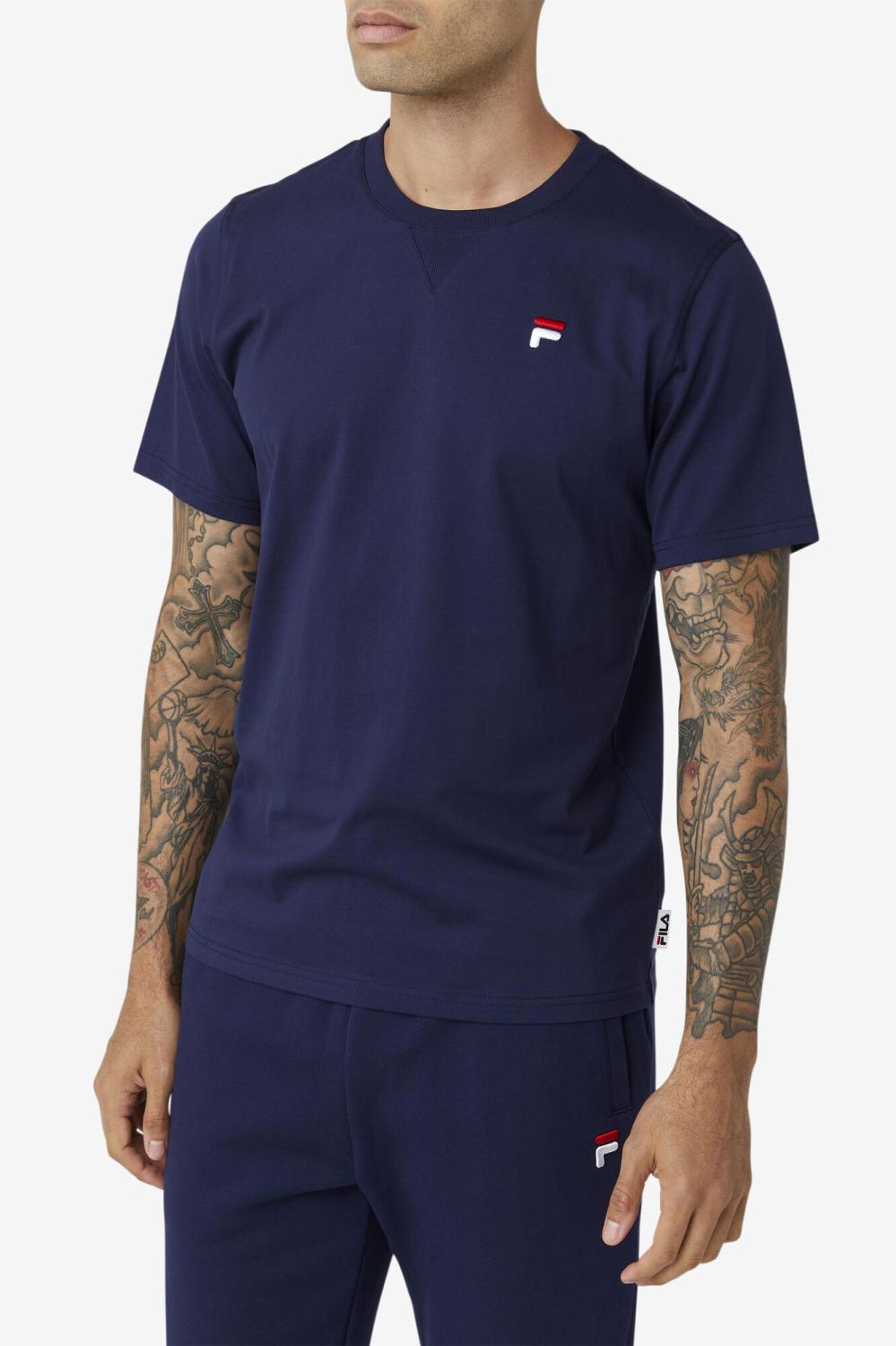 Men Tops | FILA Derion Tee 410 PEACOAT