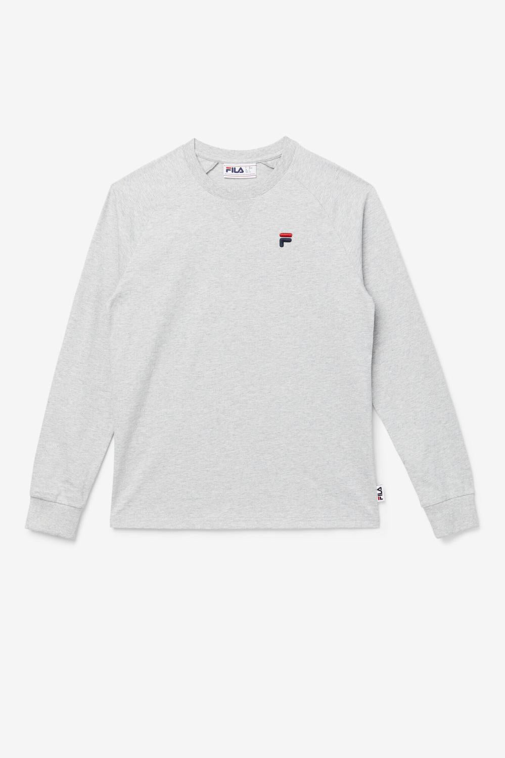 Men Tops | FILA Flynn Long Sleeve Tee 289 LIGHT GREY