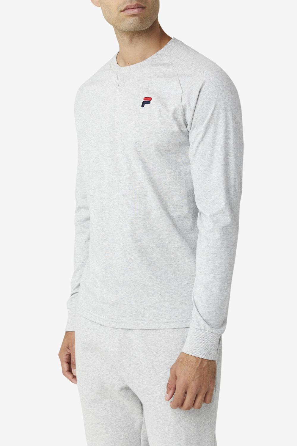 Men Tops | FILA Flynn Long Sleeve Tee 289 LIGHT GREY