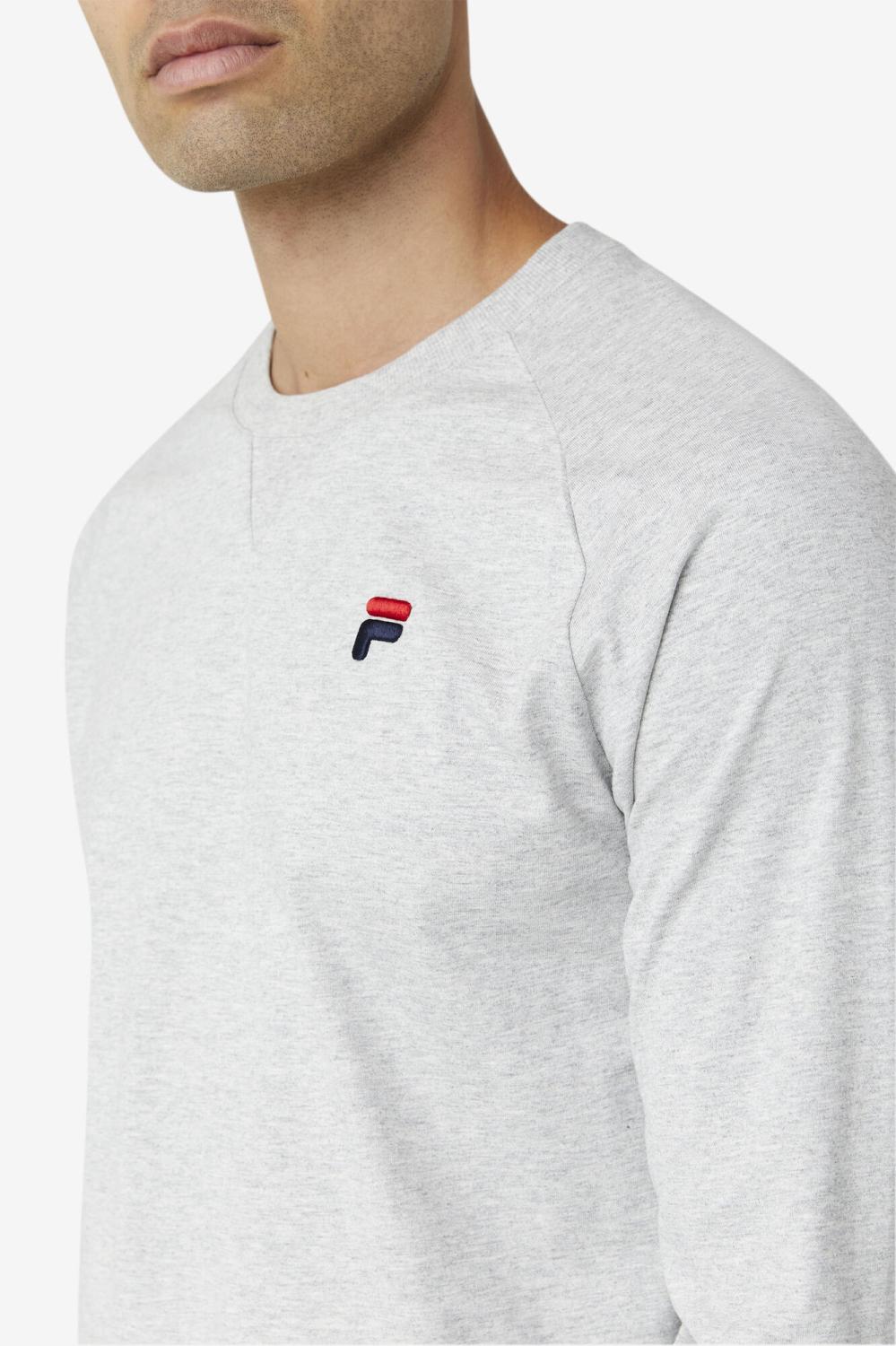 Men Tops | FILA Flynn Long Sleeve Tee 289 LIGHT GREY
