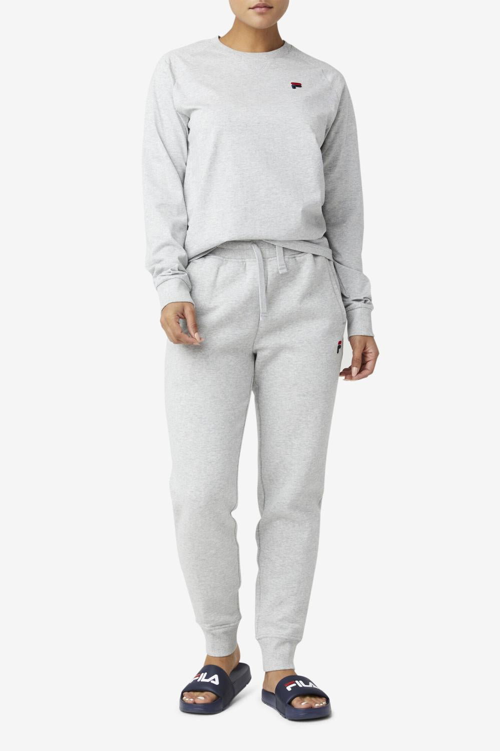 Men Tops | FILA Flynn Long Sleeve Tee 289 LIGHT GREY