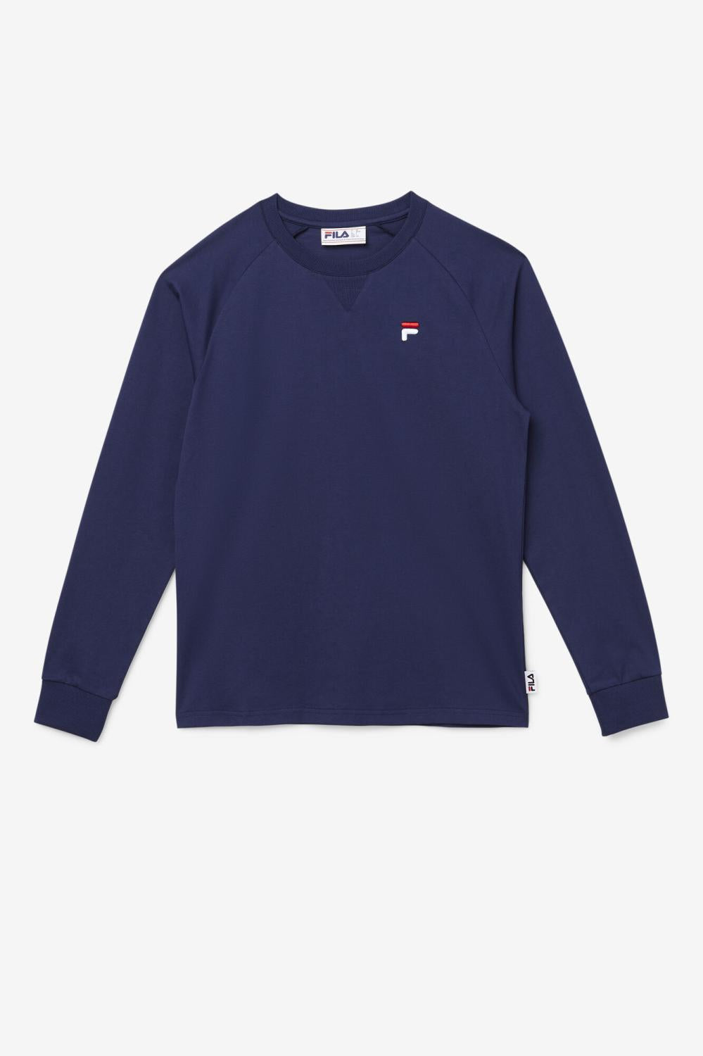 Men Tops | FILA Flynn Long Sleeve Tee 410 PEACOAT