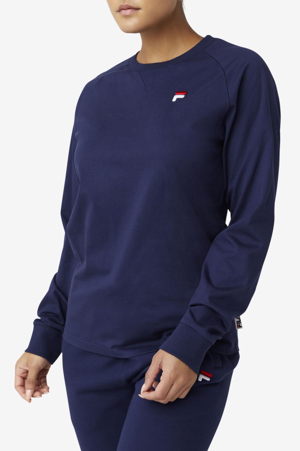 Men Tops | FILA Flynn Long Sleeve Tee 410 PEACOAT
