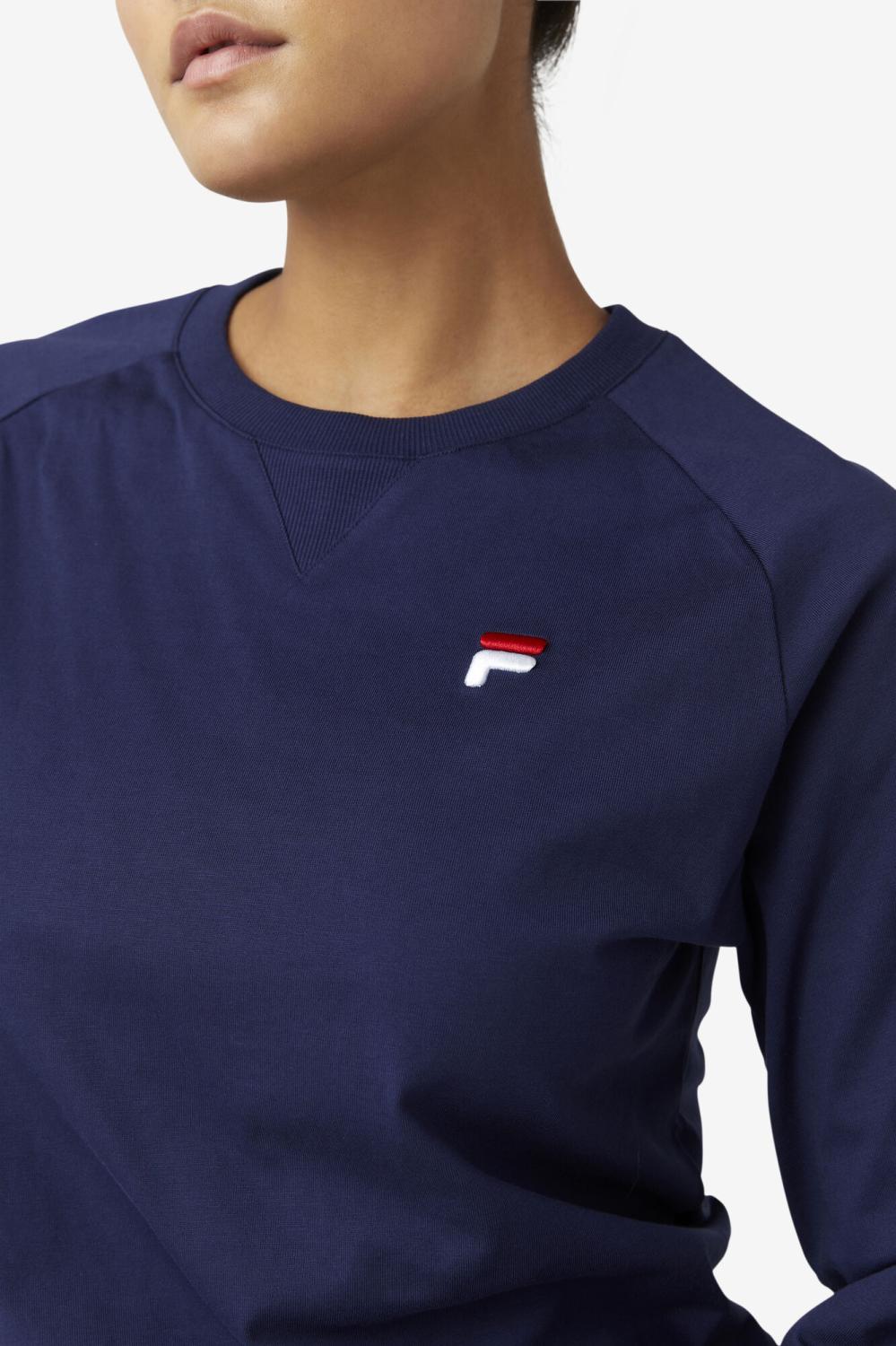 Men Tops | FILA Flynn Long Sleeve Tee 410 PEACOAT