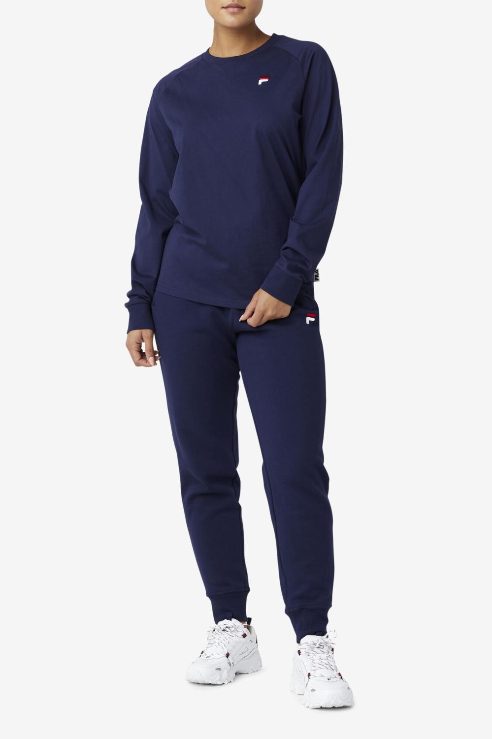 Men Tops | FILA Flynn Long Sleeve Tee 410 PEACOAT