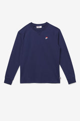 Men Tops | FILA Flynn Long Sleeve Tee 410 PEACOAT