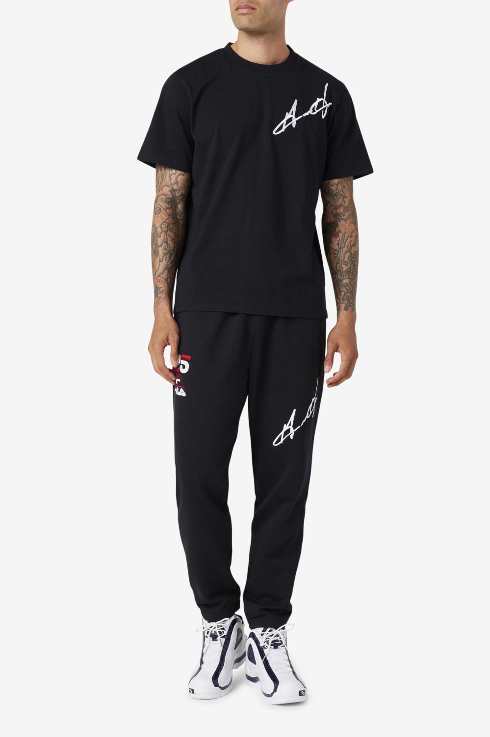 Men Tops | FILA Grant Hill Cormac Tee 001 BLACK