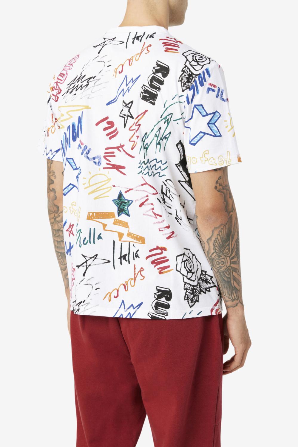 Men Tops | FILA Hiransh Tee 100 WHITE