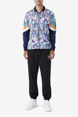 Men Tops | FILA Kay Goalie Jersey 412 FILA NAVY / PAGODA BLUE / TANGERINE / WHITE