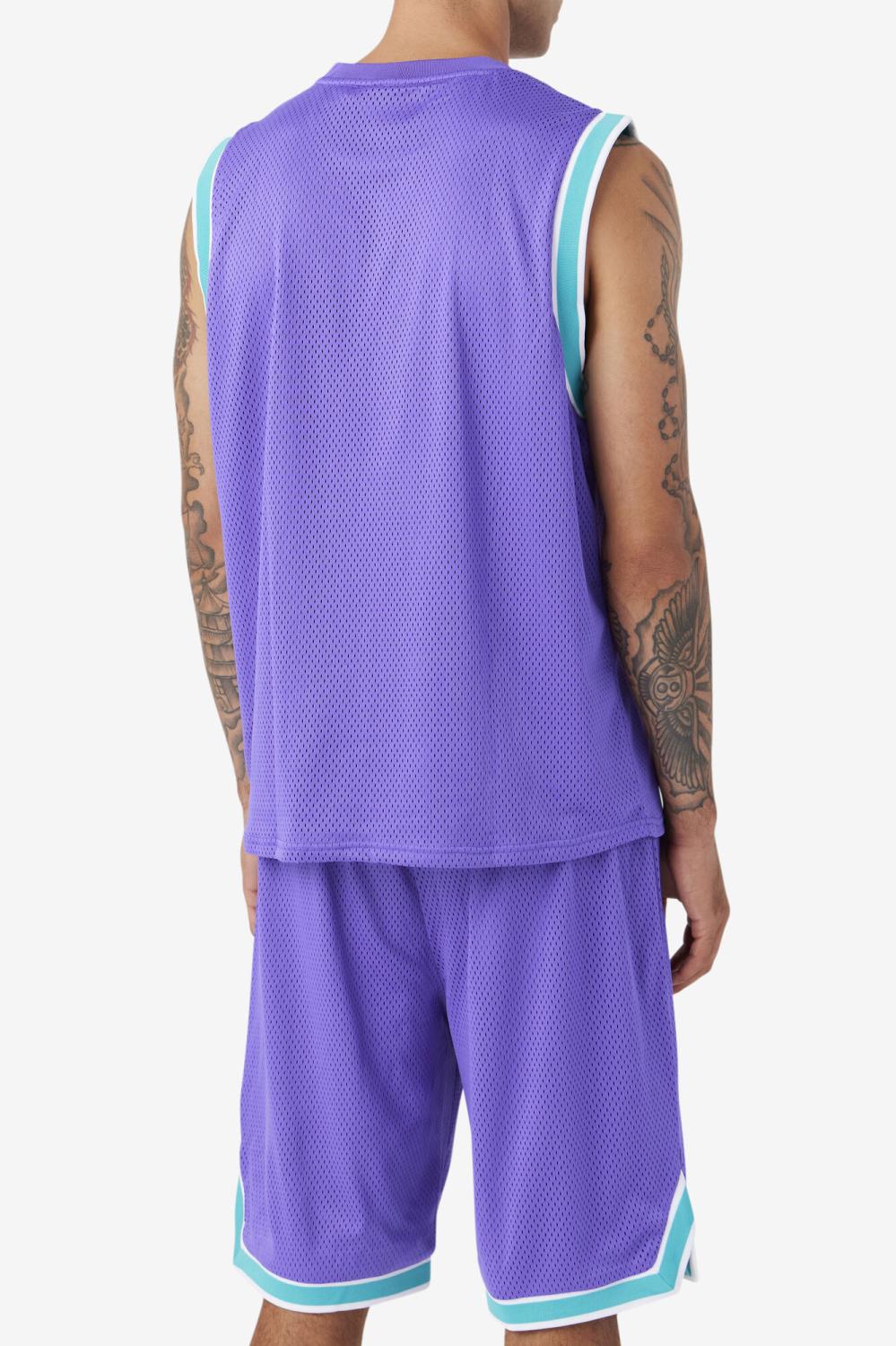 Men Tops | FILA Ovi Basketball Jersey 588 ELECTRIC PURPLE / CERAMIC / WHITE / DARK SHADOW