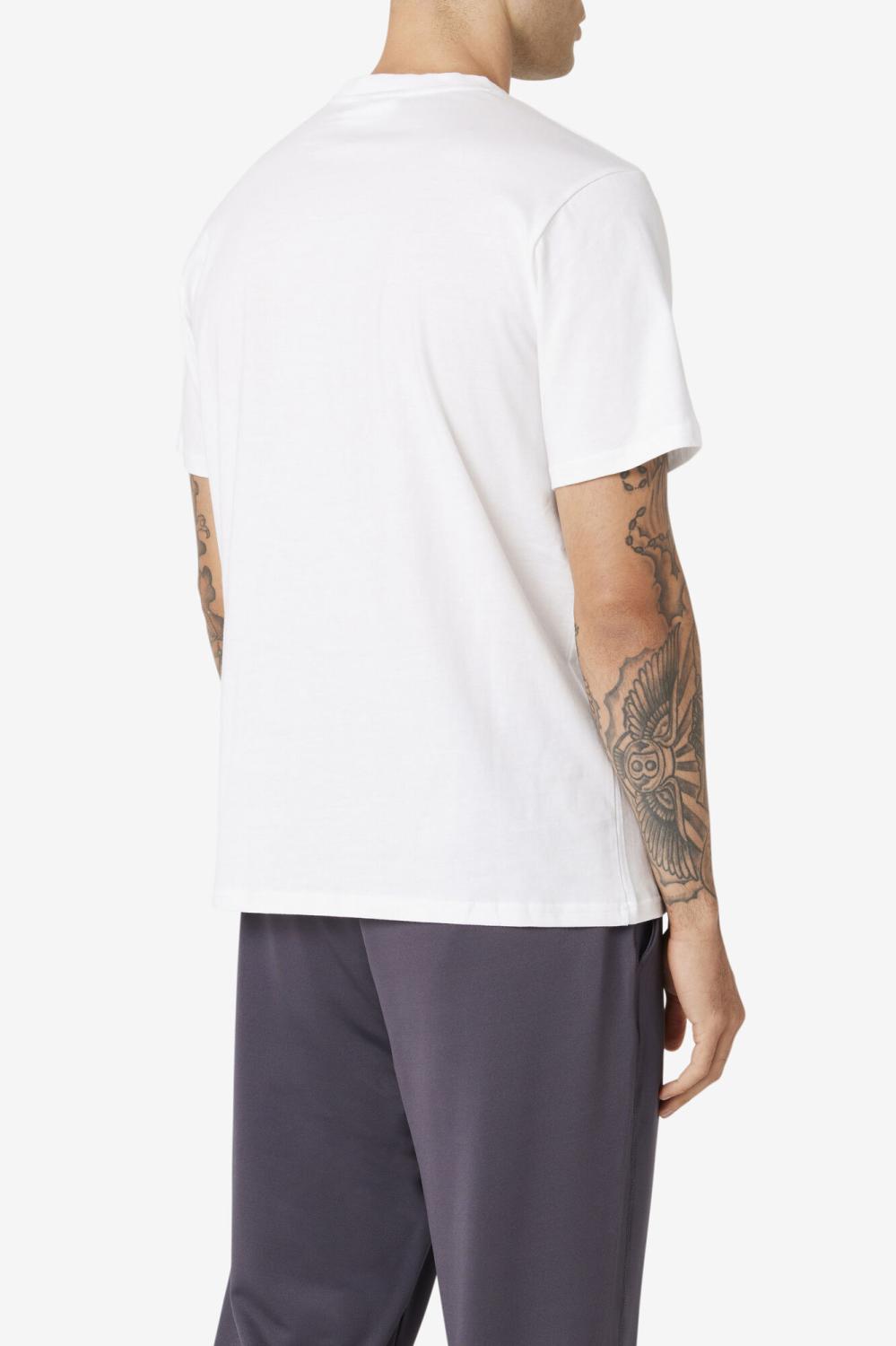 Men Tops | FILA Pepacton Tee 100 WHITE