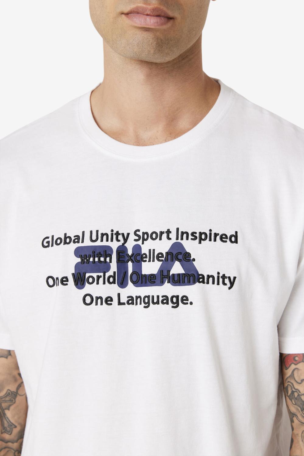 Men Tops | FILA Pepacton Tee 100 WHITE