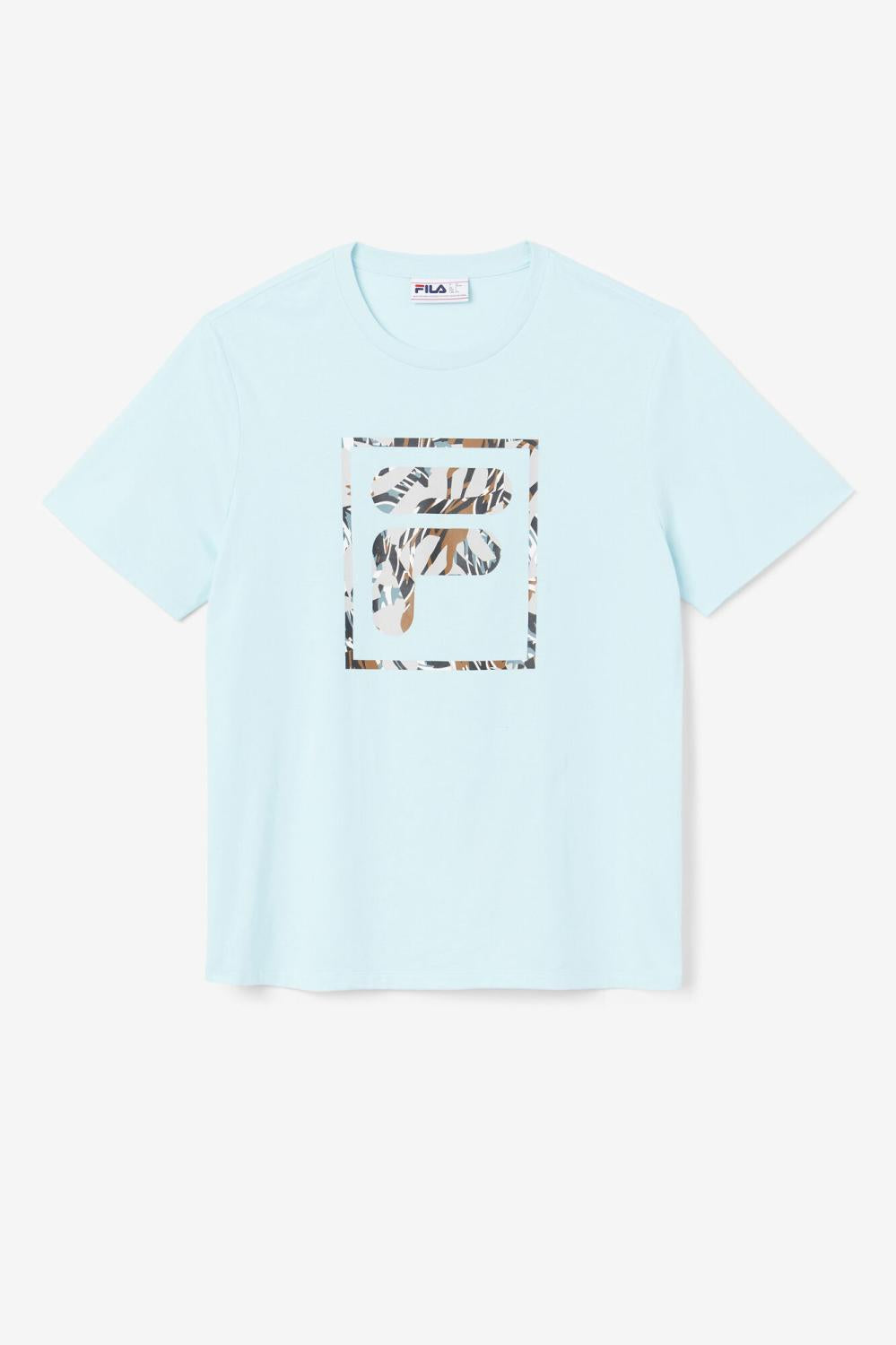 Men Tops | FILA Pras Tee 438 ICED AQUA
